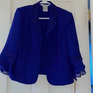 Blue petite blazer